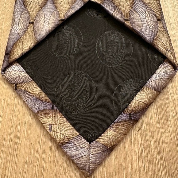 Grateful Dead Men's Tie Extra Large 65” Long Neutral Tones - Picture 4 of 5